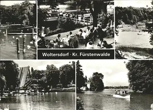 Woltersdorf Erkner Spree Boot Strandbad / Woltersdorf Erkner /Oder-Spree LKR