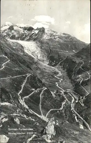 Grimsel Furkastrasse Rhonegletscher / Grimsel /Rg. Innertkirchen