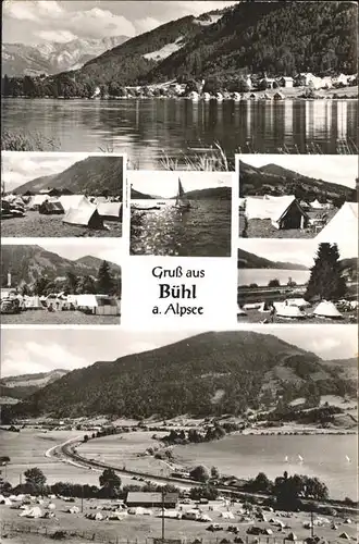 Buehl Alpsee Zeltplatz Strandbad / Immenstadt i.Allgaeu /Oberallgaeu LKR