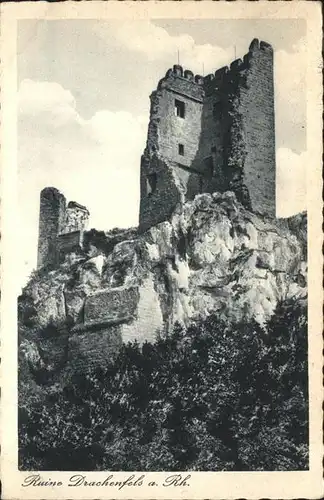 Drachenfels Ruine / Koenigswinter /Rhein-Sieg-Kreis LKR