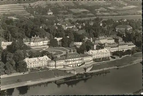 Pillnitz Fliegeraufnahme  / Dresden /Dresden Stadtkreis