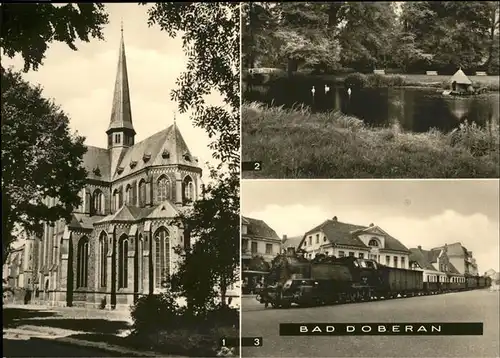 Bad Doberan Kloster Kirche  Seb Bach Garten Baederbahn  / Bad Doberan /Bad Doberan LKR