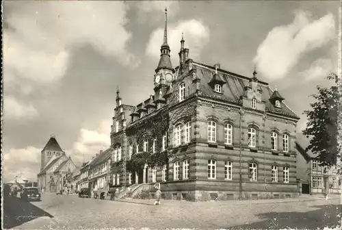 Plau See Rathaus Marktplatz  / Plau See /Parchim LKR