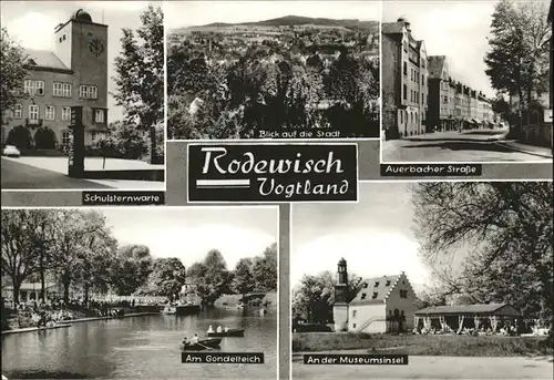 Rodewisch Auerbacher Strasse Schulsternwarte Mueseumsinsel Gondelteich / Rodewisch /Vogtlandkreis LKR