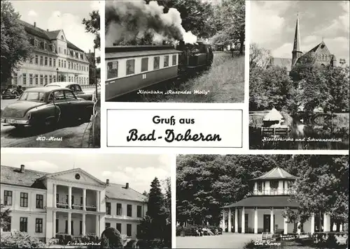 Bad Doberan Kloster Kirche  Schwanenteich Kleinbahn Hotel  / Bad Doberan /Bad Doberan LKR