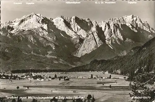 Farchant Zugspitze Wettersteingebirge / Farchant /Garmisch-Partenkirchen LKR