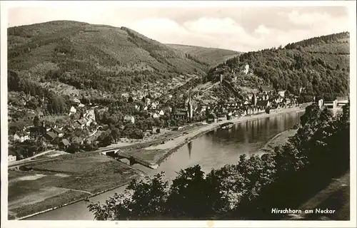 Hirschhorn Neckar Luftbild / Hirschhorn (Neckar) /Bergstrasse LKR