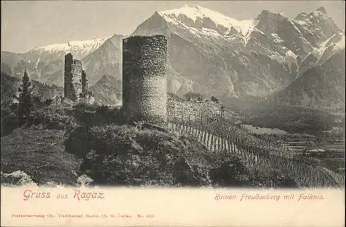 Bad Ragaz Bad Ragaz Ruine Freudenberg Falknis * / Bad Ragaz /Bz. Sarganserland