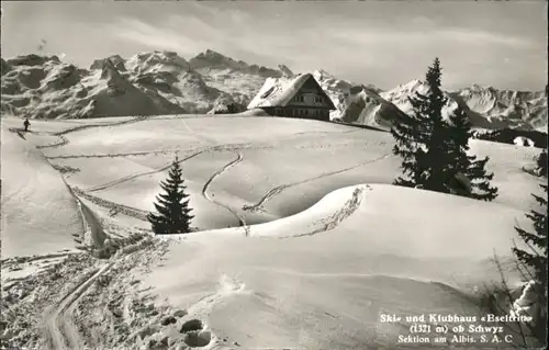 Schwyz Schwyz Ski Klubhaus Eseltritt x / Schwyz /Bz. Schwyz