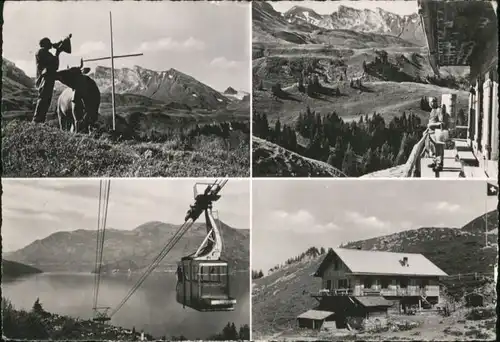 Beckenried Beckenried Tannenbuehl Kuh Seilbahn * / Beckenried /Bz. Nidwalden