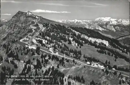 Rigi-Staffel Rigi-Staffel Kulm Fliegeraufnahme * / Rigi-Staffel /Bz. Schwyz