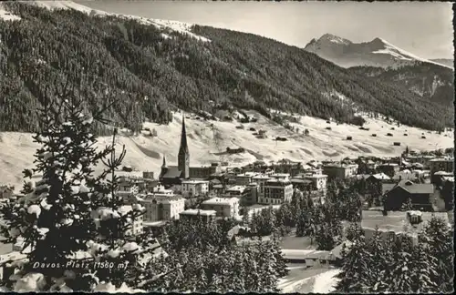 Davos GR Davos Platz Kirche x / Davos /Bz. Praettigau-Davos