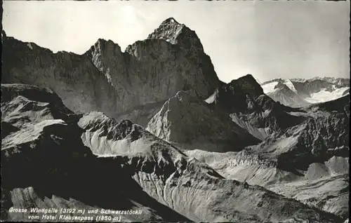 Klausen UR Klausen Windgaelle Schwarzstoeckli * / Klausen /Rg. Altdorf