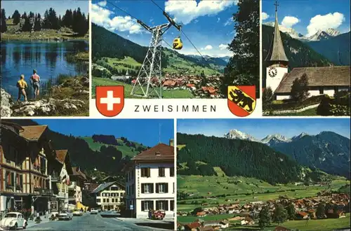 Zweisimmen Zweisimmen Se Gondel Kirche  * / Zweisimmen /Bz. Obersimmental