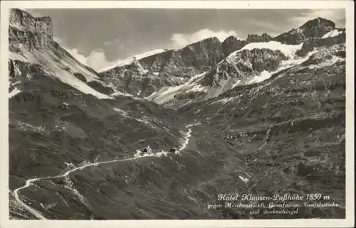 Klausen UR Klausen Passhoehe x / Klausen /Rg. Altdorf