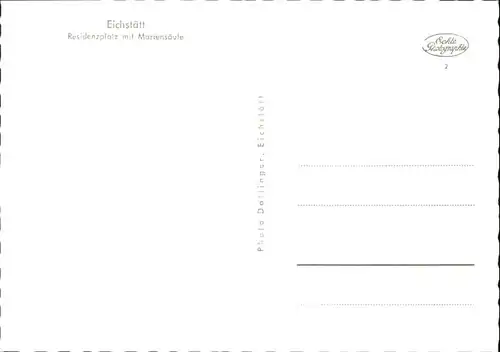 Eichstaett Oberbayern Eichstaett Residenzplatz Mariensaeule * / Eichstaett /Eichstaett LKR