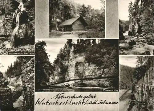 Bad Boll Bad Boll Wutachschlucht Wasserfall Ruemmelsteg * / Boll /Goeppingen LKR