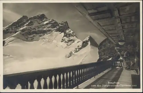 Jungfraujoch Jungfraujoch Terasse * / Jungfrau /Rg. Finsteraarhorn