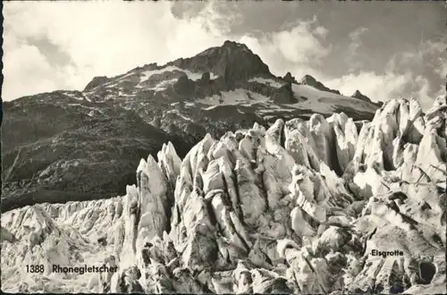 Rhonegletscher Glacier du Rhone Rhonegletscher Eisgrotte * / Rhone /Rg. Rhone