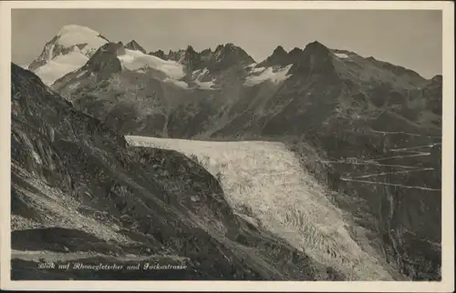 Rhonegletscher Glacier du Rhone Rhonegletscher Furkastrasse * / Rhone /Rg. Rhone