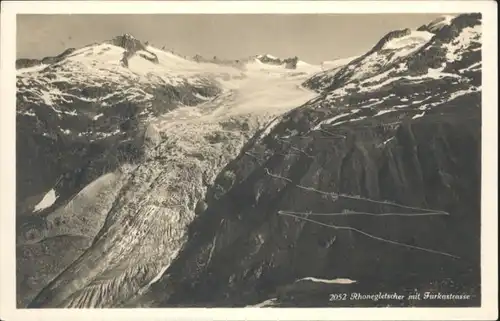 Rhonegletscher Glacier du Rhone Rhonegletscher Furkastrasse * / Rhone /Rg. Rhone