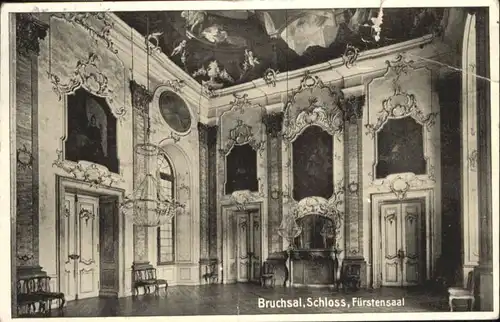 Bruchsal Bruchsal Schloss Fuerstensaal x / Bruchsal /Karlsruhe LKR