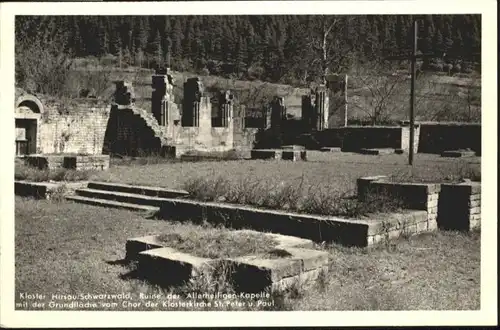 Luetzenhardter Hof Hirsau Hirsau-Luetzenhardter Hof Kloster Ruine Allerheiligen Kapelle Chor Kloster Kirche St Peter Paul * / Calw /Calw LKR