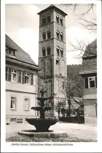 Luetzenhardter Hof Hirsau Hirsau-Luetzenhardter Hof Kloster Klosterkirchturm Brunnen * / Calw /Calw LKR
