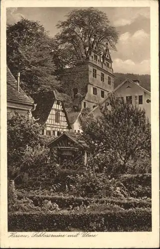 Luetzenhardter Hof Hirsau Hirsau-Luetzenhardter Hof Schloss Ruine Ulme * / Calw /Calw LKR