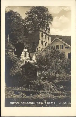 Luetzenhardter Hof Hirsau Hirsau-Luetzenhardter Hof Schloss Ruine Ulme * / Calw /Calw LKR