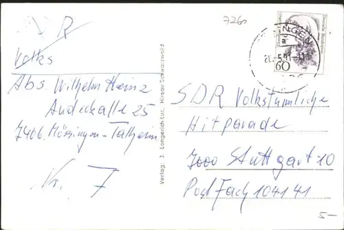 Luetzenhardter Hof Hirsau Hirsau-Luetzenhardter Hof Gedicht x / Calw /Calw LKR