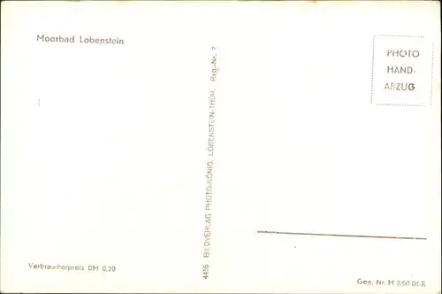 Lobenstein Bad Lobenstein  * / Bad Lobenstein /Saale-Orla-Kreis LKR