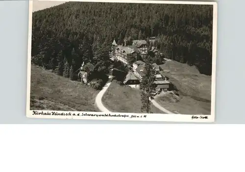 Hundseck Hundseck Kurhaus Schwarzwald Hochstrasse x / Sasbach /Ortenaukreis LKR