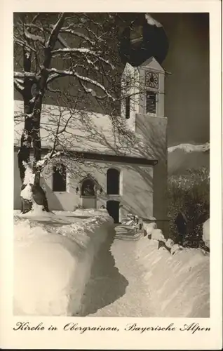 Obergrainau Obergrainau Bayerische Alpen Kirche * / Grainau /Garmisch-Partenkirchen LKR