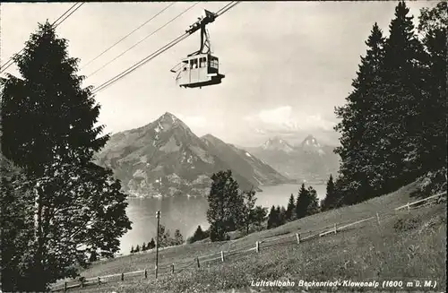 Beckenried Luftseilbahn Klewenalp Kat. Beckenried