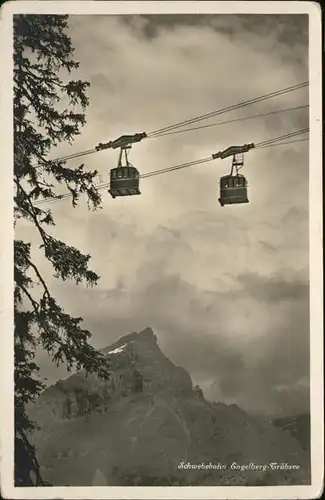 Engelberg OW Schwebebahn Truebsee