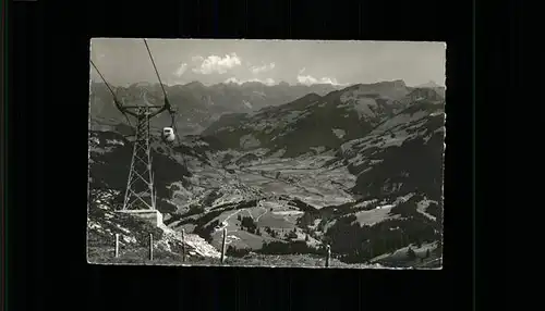 Zweisimmen Gondelbahn Rinderberg Kat. Zweisimmen