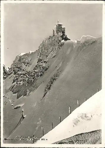 Jungfraujoch Meteorologische Station Kat. Jungfrau