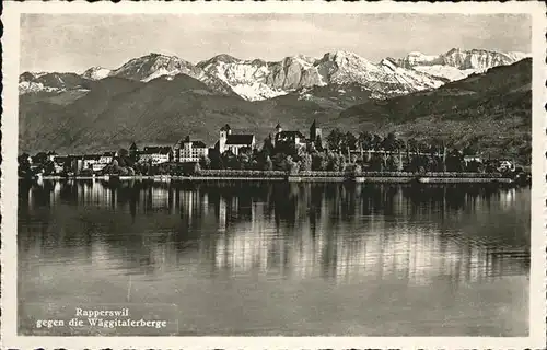 hw00773 Rapperswil SG Waeggitalerberge Kategorie. Rapperswil SG Alte Ansichtskarten