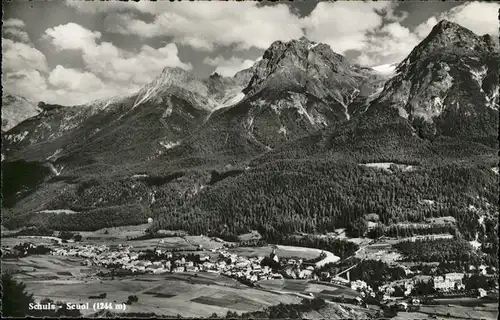 hw01492 Schuls GR Gesamtansicht Kategorie. Scuol Alte Ansichtskarten