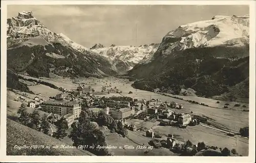 Engelberg OW Gesamtansicht Hahnen Spannoerter