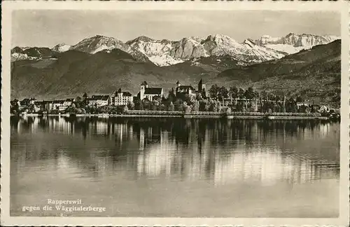 hw02092 Rapperswil SG Waeggistalerberge Kategorie. Rapperswil SG Alte Ansichtskarten