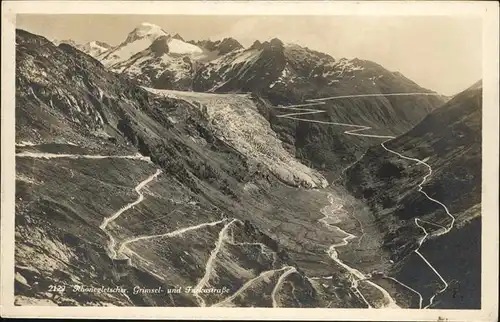 hw02477 Rhonegletscher Glacier du Rhone Grimsel Fukastrasse Kategorie. Rhone Alte Ansichtskarten