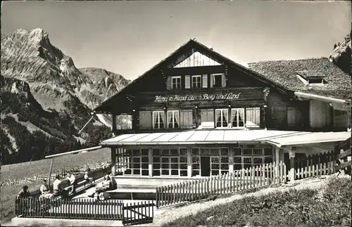 Kiental Naturfreundehaus Gornern Kat. Kiental