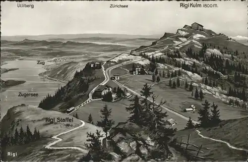 Rigi-Staffel uetliberg Zuerichsee Rigi Kulm Kat. Rigi-Staffel