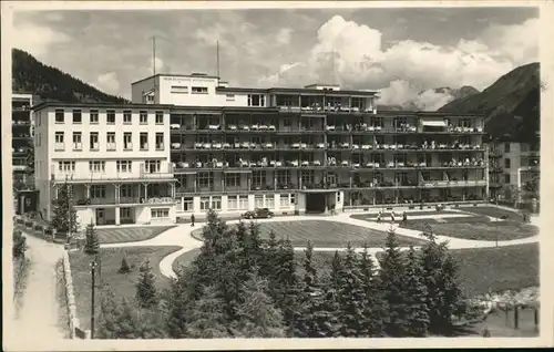 hw04184 Davos GR Niederlaendisches Sanatorium Kategorie. Davos Alte Ansichtskarten