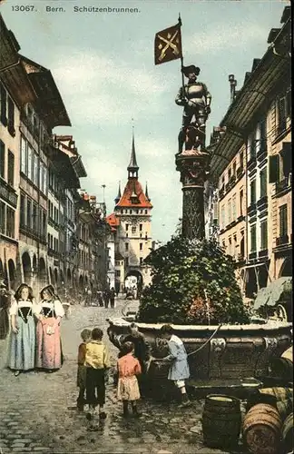 Bern BE Schuetzenbrunnen Kat. Bern