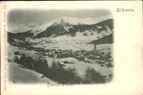 hw04419 Davos GR Schweiz Kategorie. Davos Alte Ansichtskarten