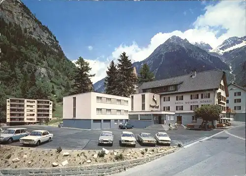 Goeschenen Hotel Weisses Roessli Kat. Goeschenen