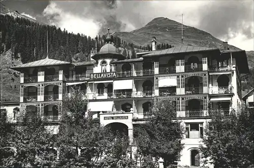 hw04696 Davos GR Sporthotel Kategorie. Davos Alte Ansichtskarten